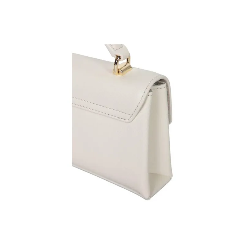 Furla 1927 Collection Leather One Shoulder Handbag Mini Women's White-3