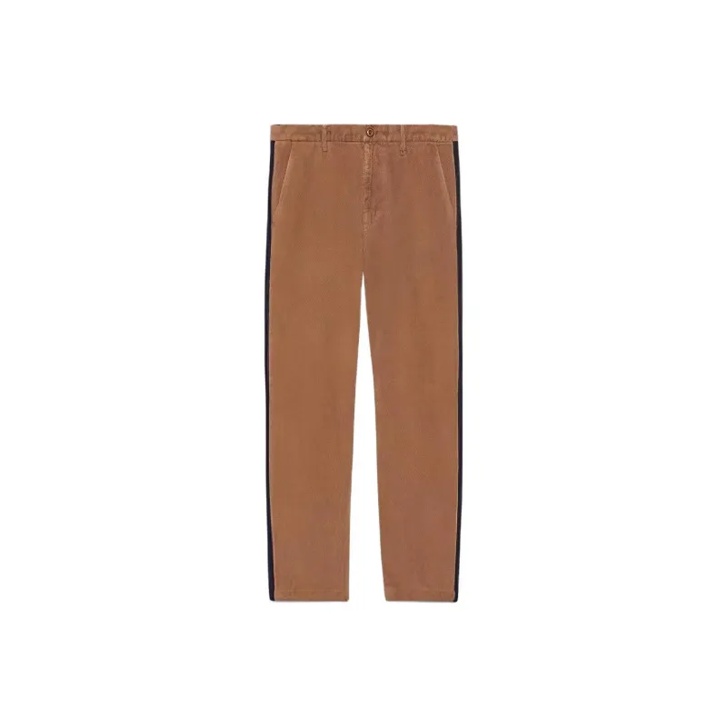 GUCCI Logo Patch Corduroy Trousers-0