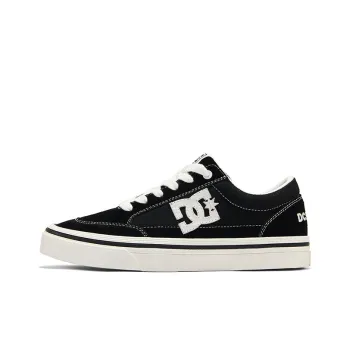 DC Shoes CANVAS CAS Anti Slip Wear Resistant Low Top Skateboard Shoes Men's Classic Black