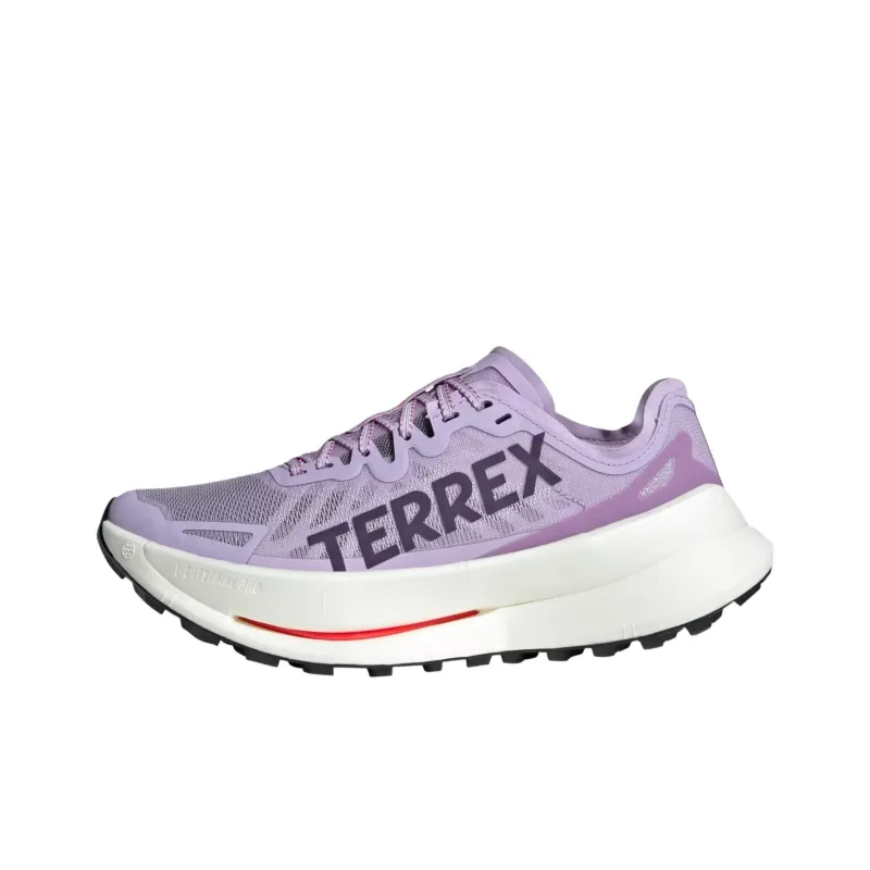 Adidas TERREX AGRAVIC SPEED ULTRA Abrasion Resistant Low Top Running Shoes Women's Purple-0