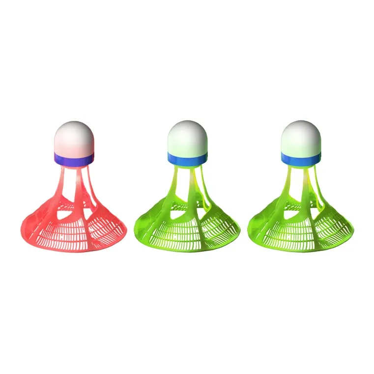SND Nylon Shuttlecock 3 Pack Nylon Indoor Outdoor Entertainment Training Shuttlecocks-0