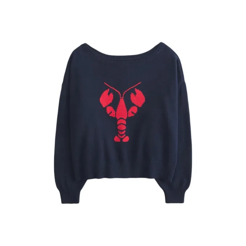 Hollister Sweaters Women's Marine Blue-0