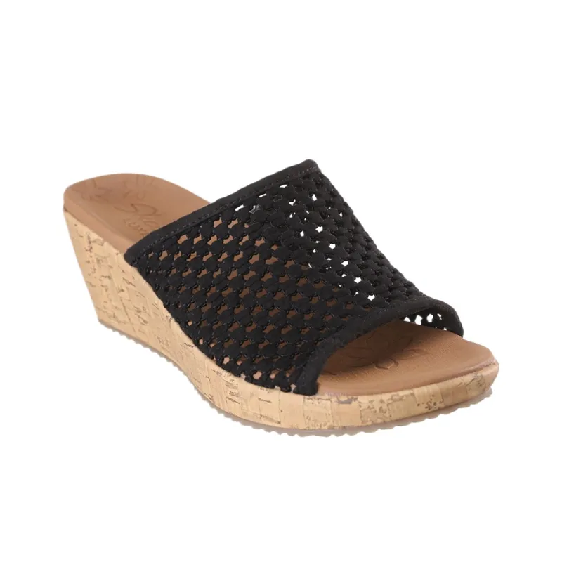 Skechers Beverlee Slide Slippers Women's Black-3