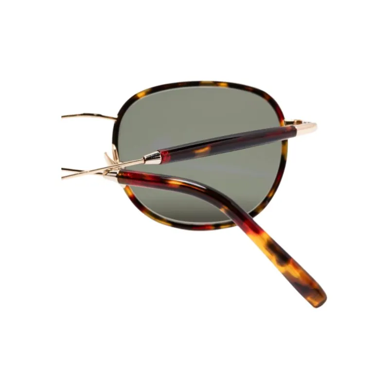MOSCOT Acetate Irregular Shape Sunglasses Women's Tortoiseshell-2