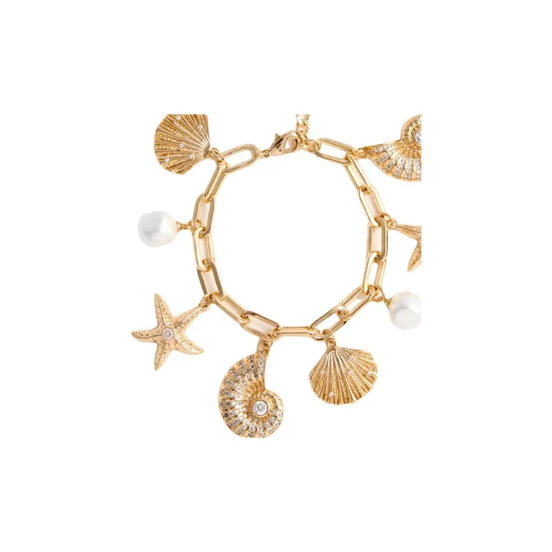 Self portrait Gold Plated Bracelets Unisex Gold-2