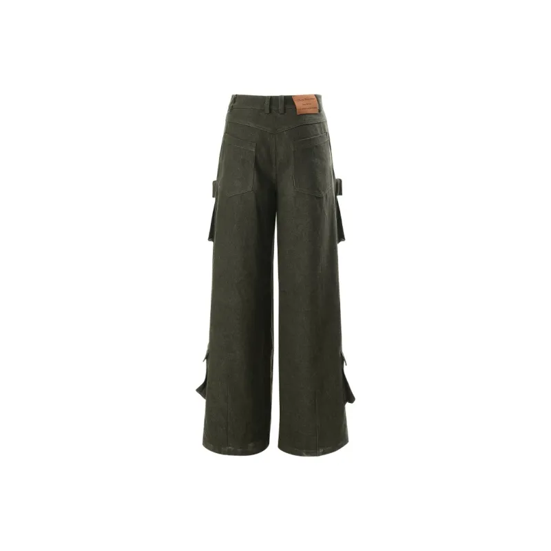 HYTE MOLY Jeans Women's Olive Green-1