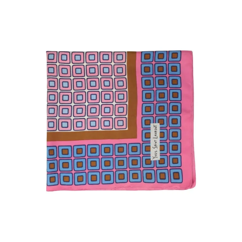 SAINT LAURENT Silk, Silk Scarves Women's Multicolor-2
