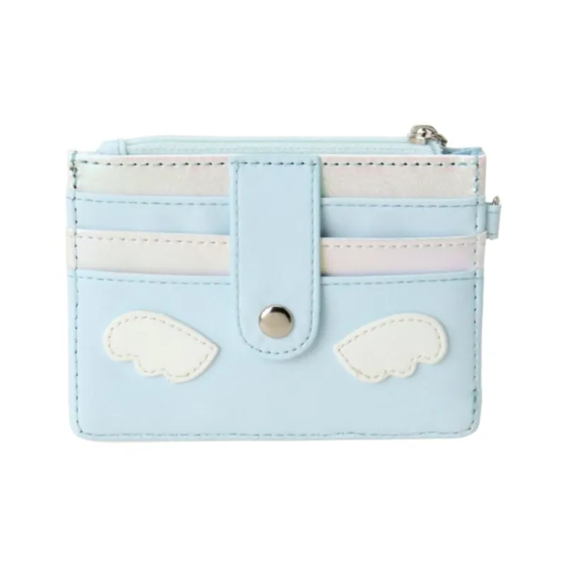 Sanrio Hello Kitty Synthetic Leather Card Holder Women's Blue-1