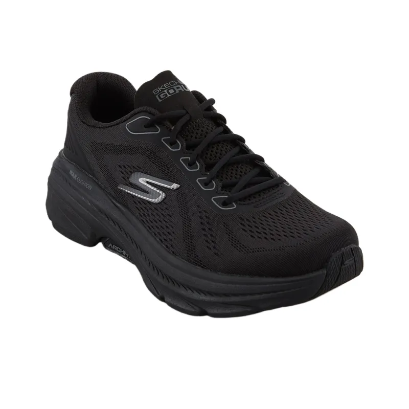 Skechers MAX CUSHIONINGARCHFIT 2.0 Cushioning Abrasion Resistant Breathable Low Top Casual Shoes Women's Black-1