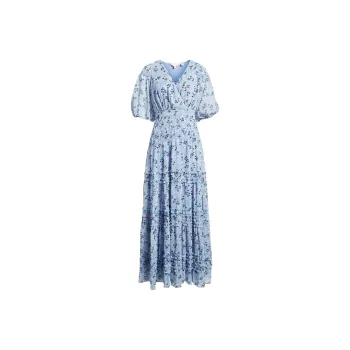 Ted Baker Short Sleeved Dress Women's Light Blue