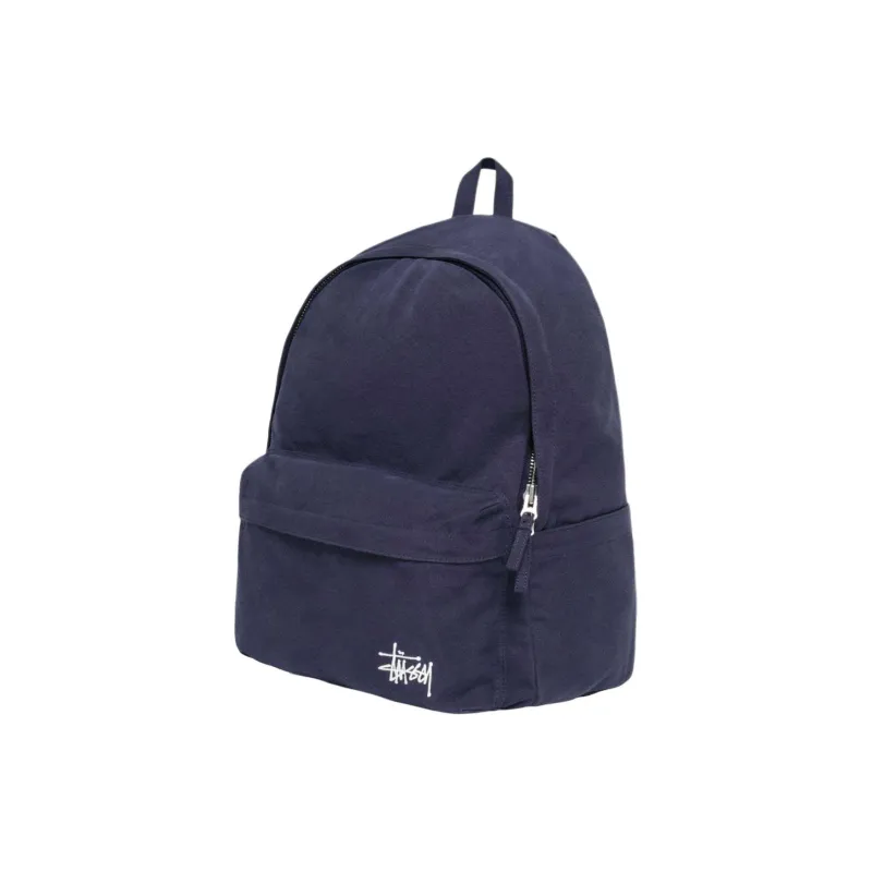 Stussy Cotton Backpack Unisex Marine Blue-1