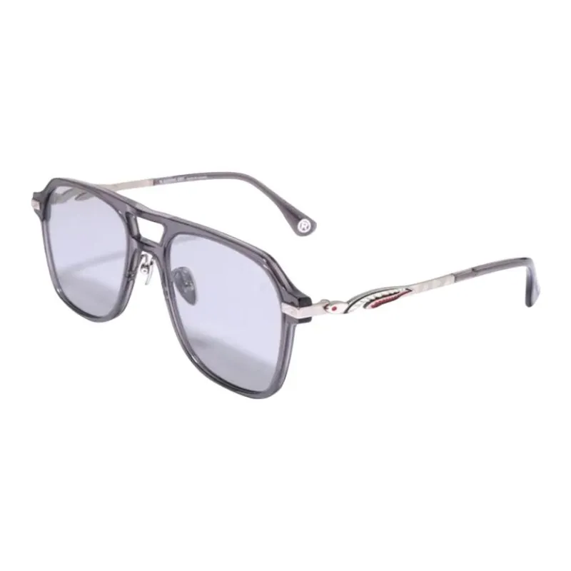 A BATHING APE Aviator Sunglasses Unisex Gray-0