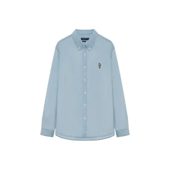 Teenie Weenie Men Denim Series Shirt Unisex