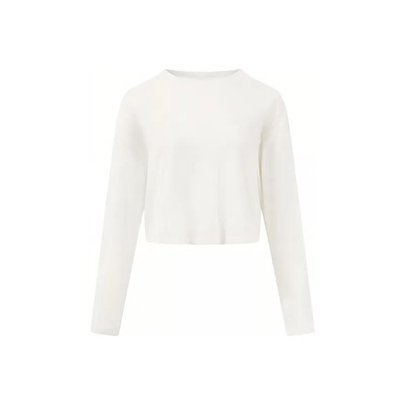 PONY Drop Shoulder Sleeve T Shirt Women's Raw White-0