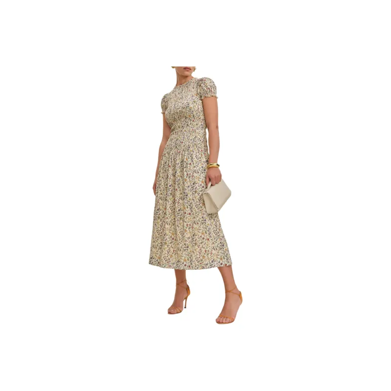 REFORMATION Kiria Dress Short Sleeved Dress Women's-0