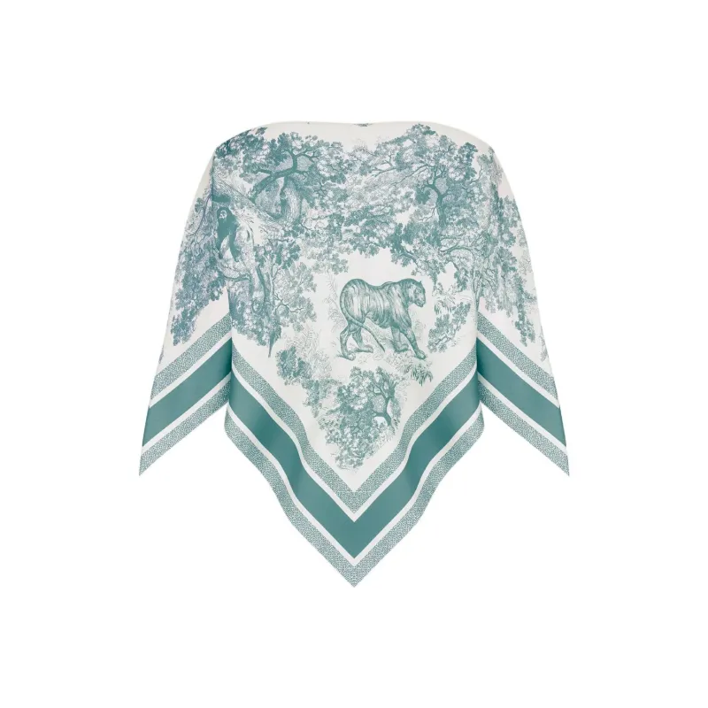 DIOR T Shirt Women's Green White-0