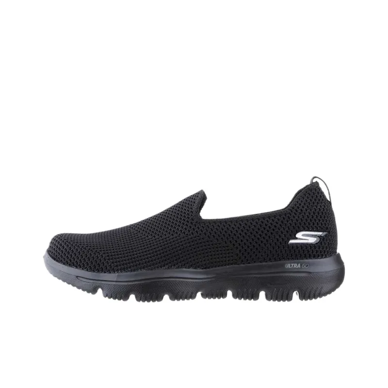 Skechers Go Walk Evolution Ultra Low Top Casual Shoes Women's Black-0