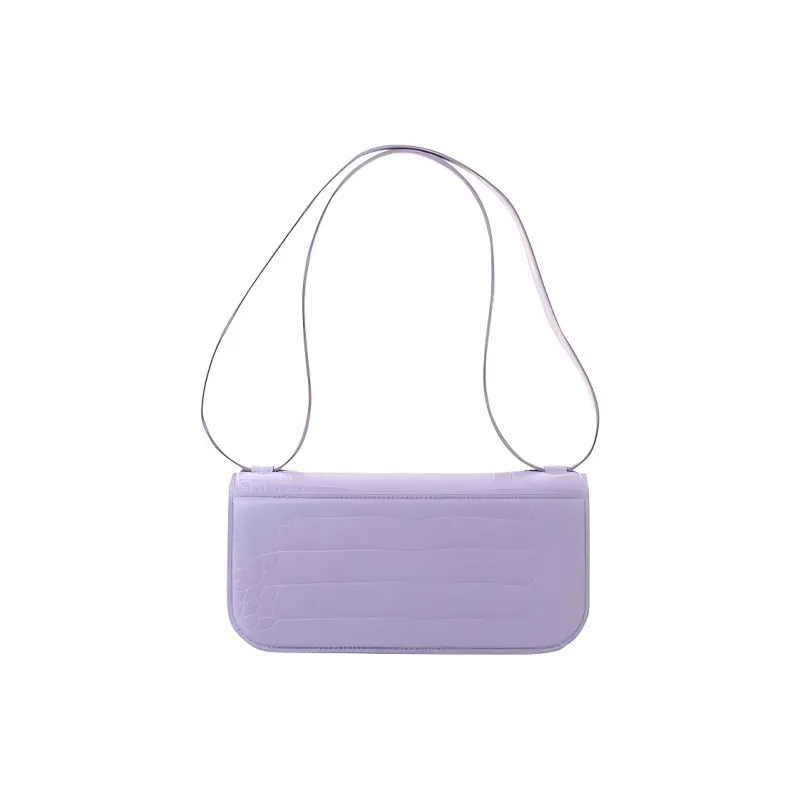 Balenciaga Cow Leather Crossbody Bag, Shoulder Bag Women's Purple-2