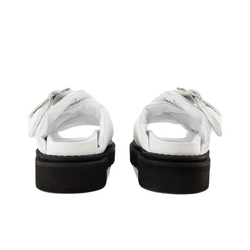 Toga Pulla Slide Slippers Women's White-4
