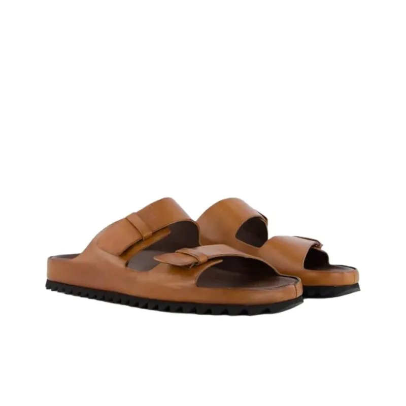 Officine Creative Abrasion Resistant Slide Slippers Men's Brown-3