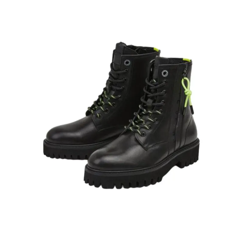Pepe Jeans TRUCKER Ankle Boots 3.2cm Women's Black-2
