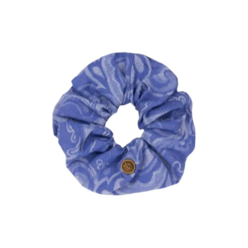 ETRO Cotton, Linen, Zinc Alloy Hair Tie Unisex Blue-0