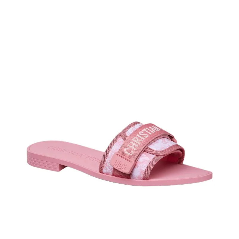 DIOR Dioriviera Slide Slippers Women's Pink-2
