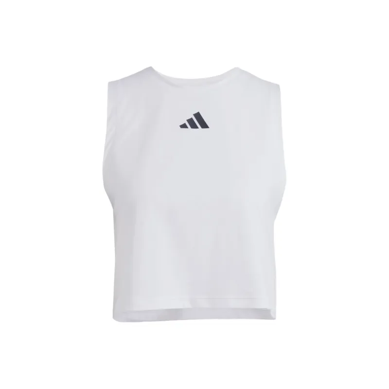 Adidas Free Shipping With AdiClub Power 3 Stripes Boxy Tank Top-0