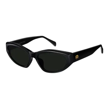Disney Plate Frame Cat Eye Sunglasses Unisex Black
