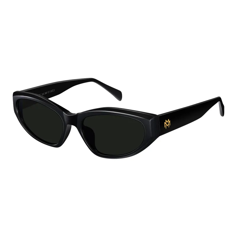 Disney Plate Frame Cat Eye Sunglasses Unisex Black-0