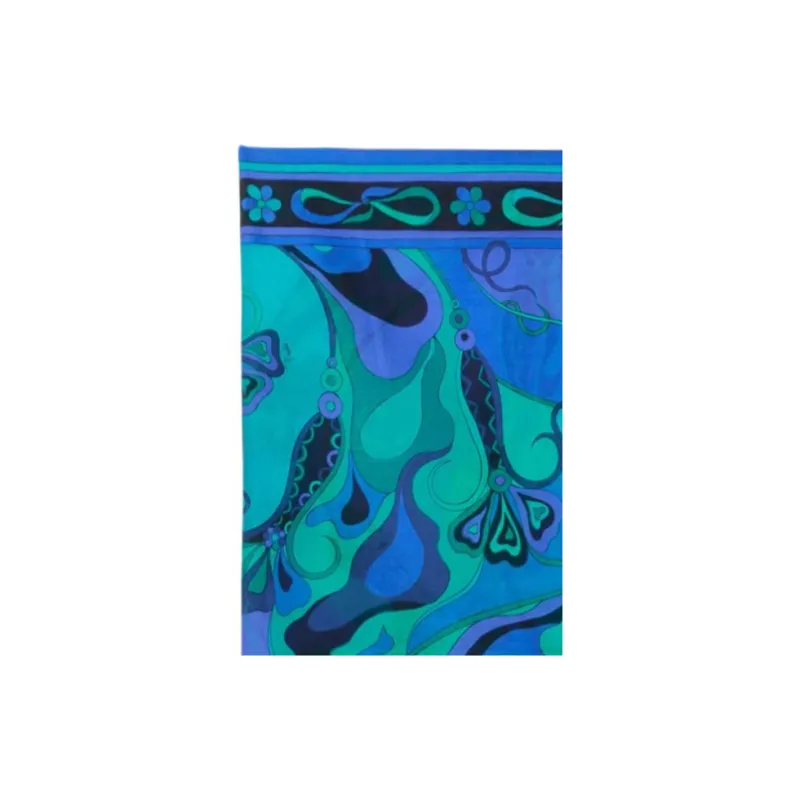EMILIO PUCCI Silk, Cotton Silk Scarves Women's Blue-2