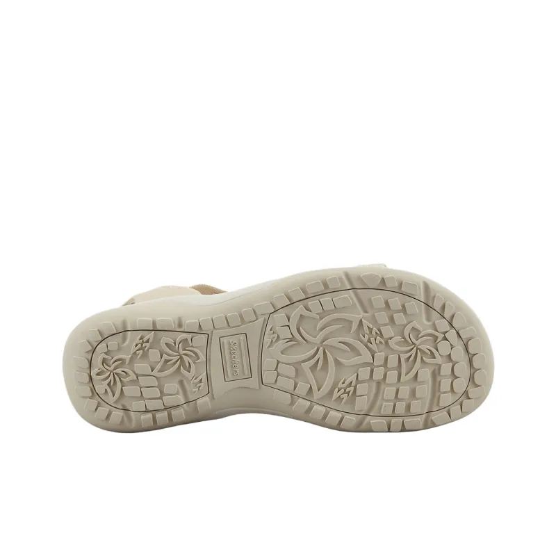 Skechers Reggae Slim One Strap Sandals Women's Beige-4