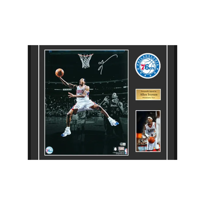 Three For Basketball Fan Supplies Beckett Official Certification, Deluxe Framing, Outer Frame Size Approx. 66x71cm-1