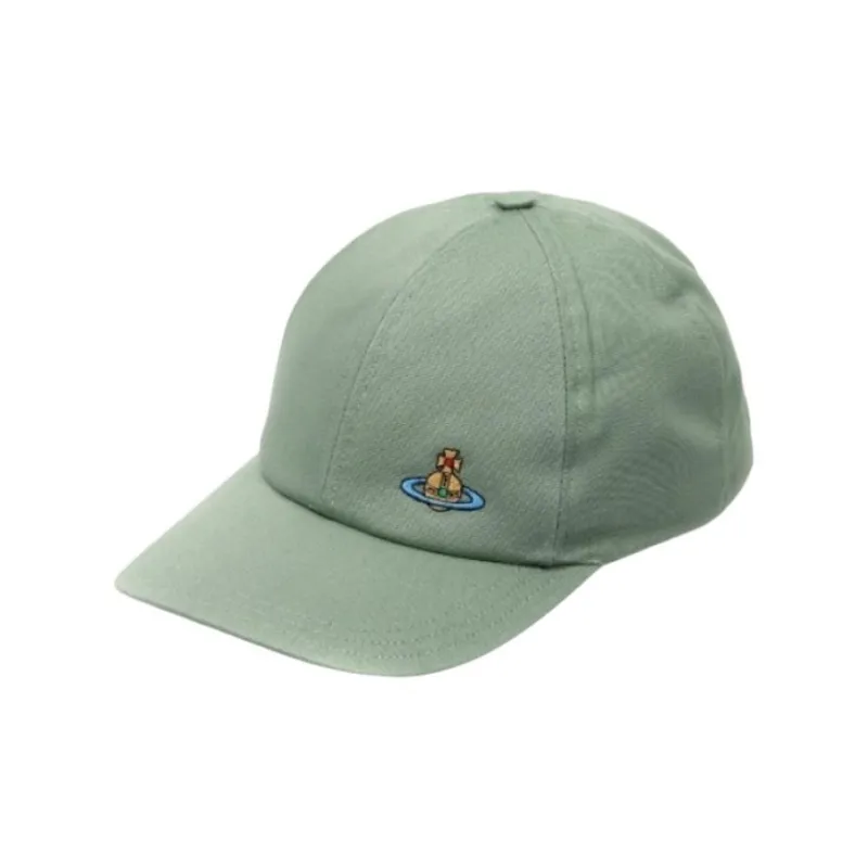 Vivienne Westwood Cotton Baseball Caps Women's Green-0