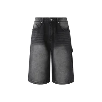 MRCYC Summer Denim Shorts Unisex Black