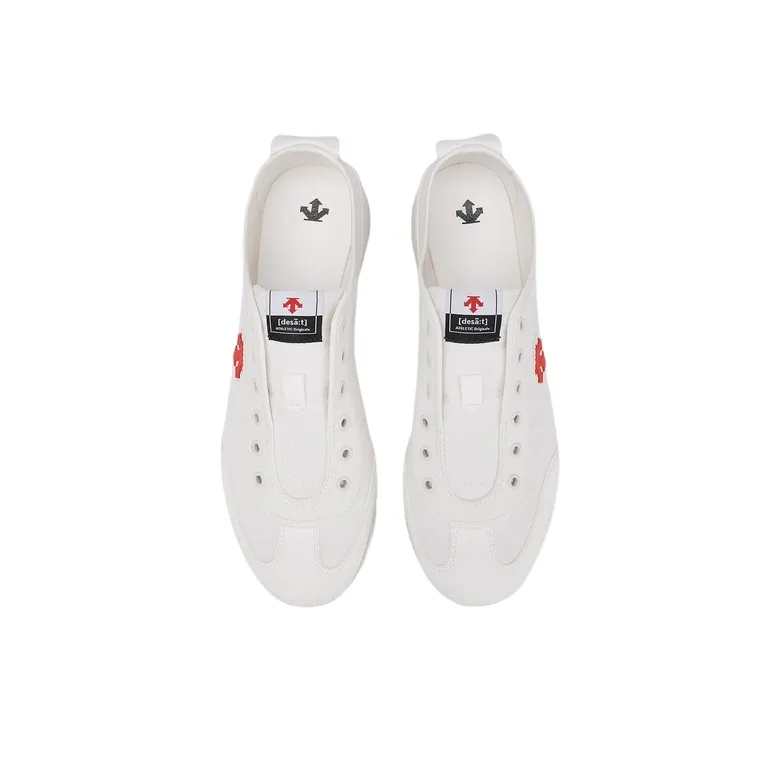 DESCENTE CHRON TEMPO Low Top Casual Shoes Unisex White-2