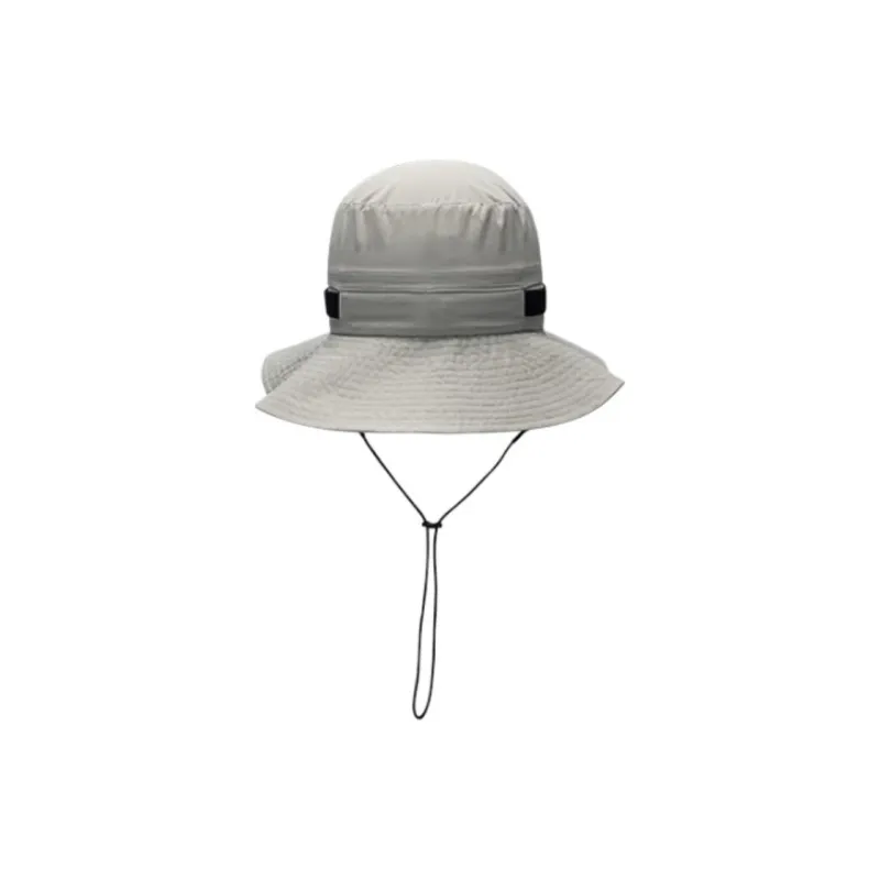 Anta Outdoor Collection Nylon Elastane Micro Wrinkle Fabric Bucket Hats Unisex Tone Gray-3