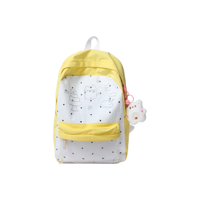 PULEWEI Nylon Backpack Unisex Multicolor-13