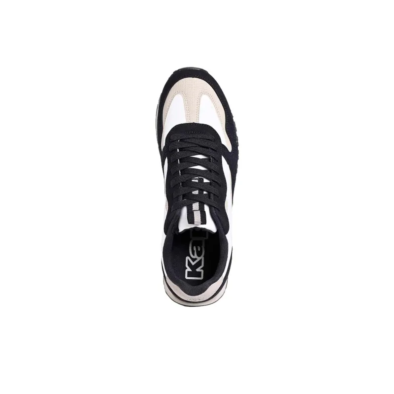Kappa Arvika Abrasion Resistant Low Top Running Shoes Men's White Black-2