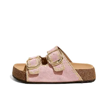 A Poinsettia Princess Slide Slippers Women's