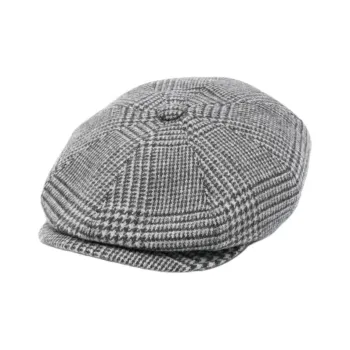 Tagliatore Checked Baker Boy Hat