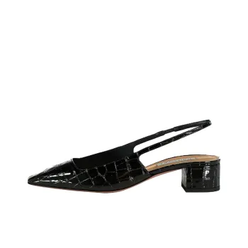 AQUAZZURA Ginza Chunky Heel High Heels 3.5cm Women's Black