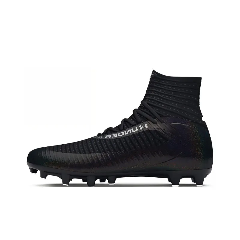 Under Armour MG Multi Ground Natural Ground Breathable Soccer Shoes Men's Black-0