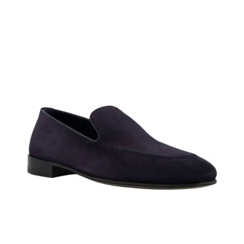 MANOLO BLAHNIK Truro Crosst Casual Shoes Men's Marine Blue-2