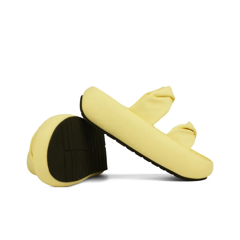 N6N8 Slide Slippers Women's Yellow, Ivory-2