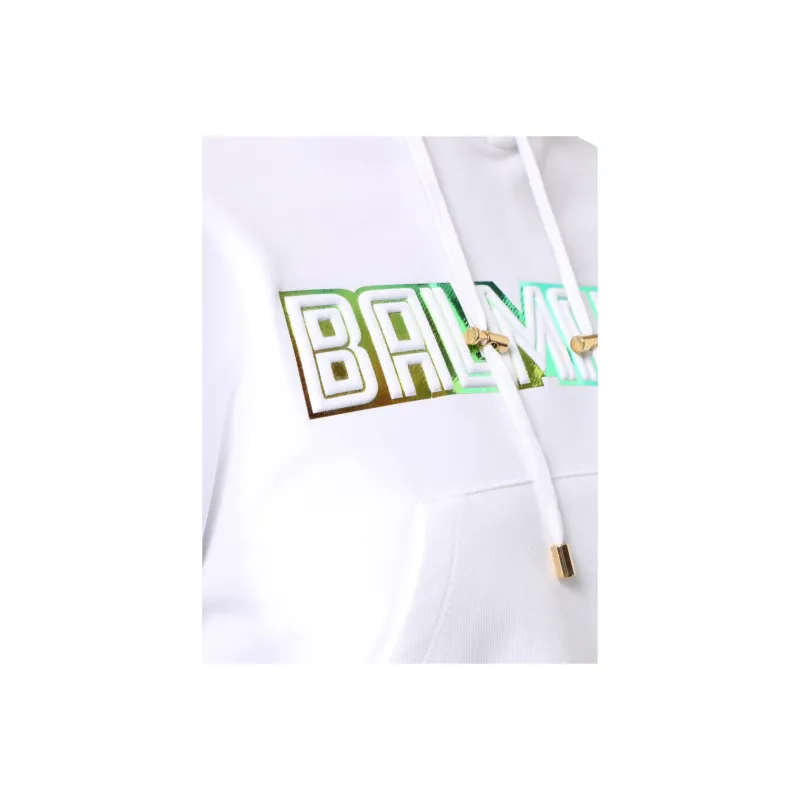 BALMAIN SS23 Sweatshirt Women's White-3