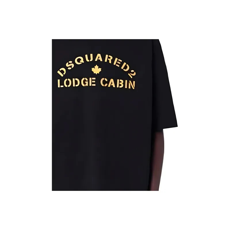 DSQUARED 2 Logo print Cotton T shirt-4