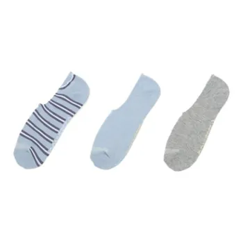 Converse 3 Pack Striped No Show Socks