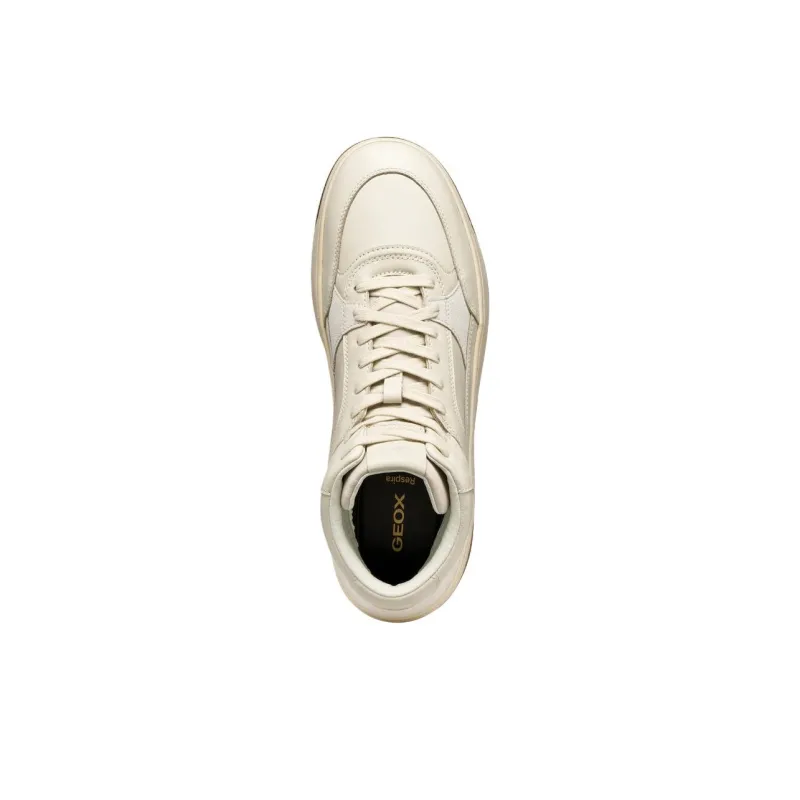 GEOX Sedral Court High Top Skateboard Shoes Men's Beige-6