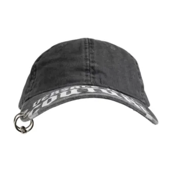 VERSACE JEANS COUTURE Cotton Baseball Caps Unisex Gray